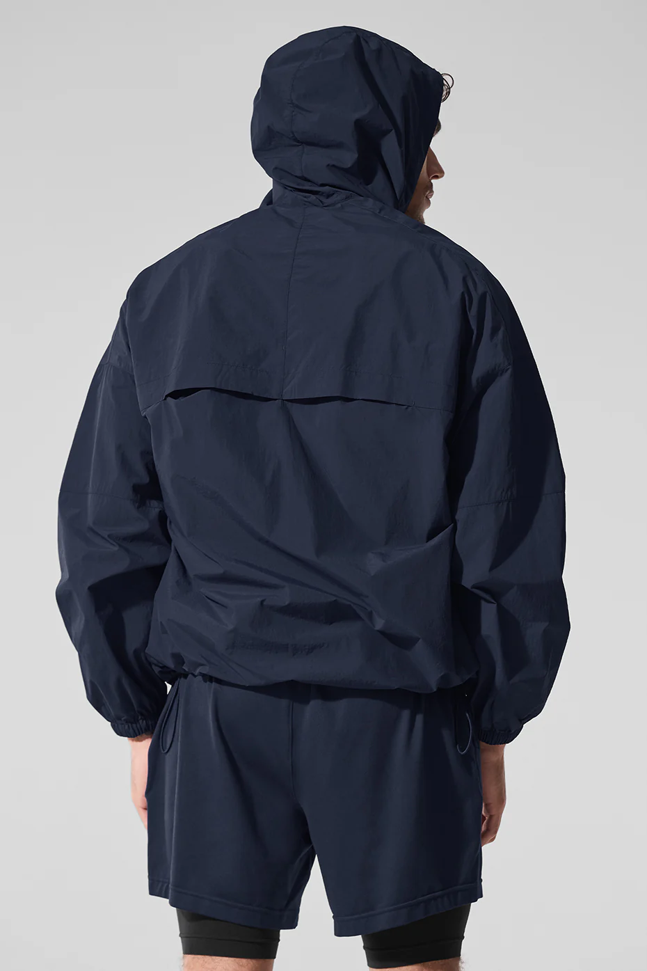 Vantage Nylon Ripstop Track Jacket - Navy