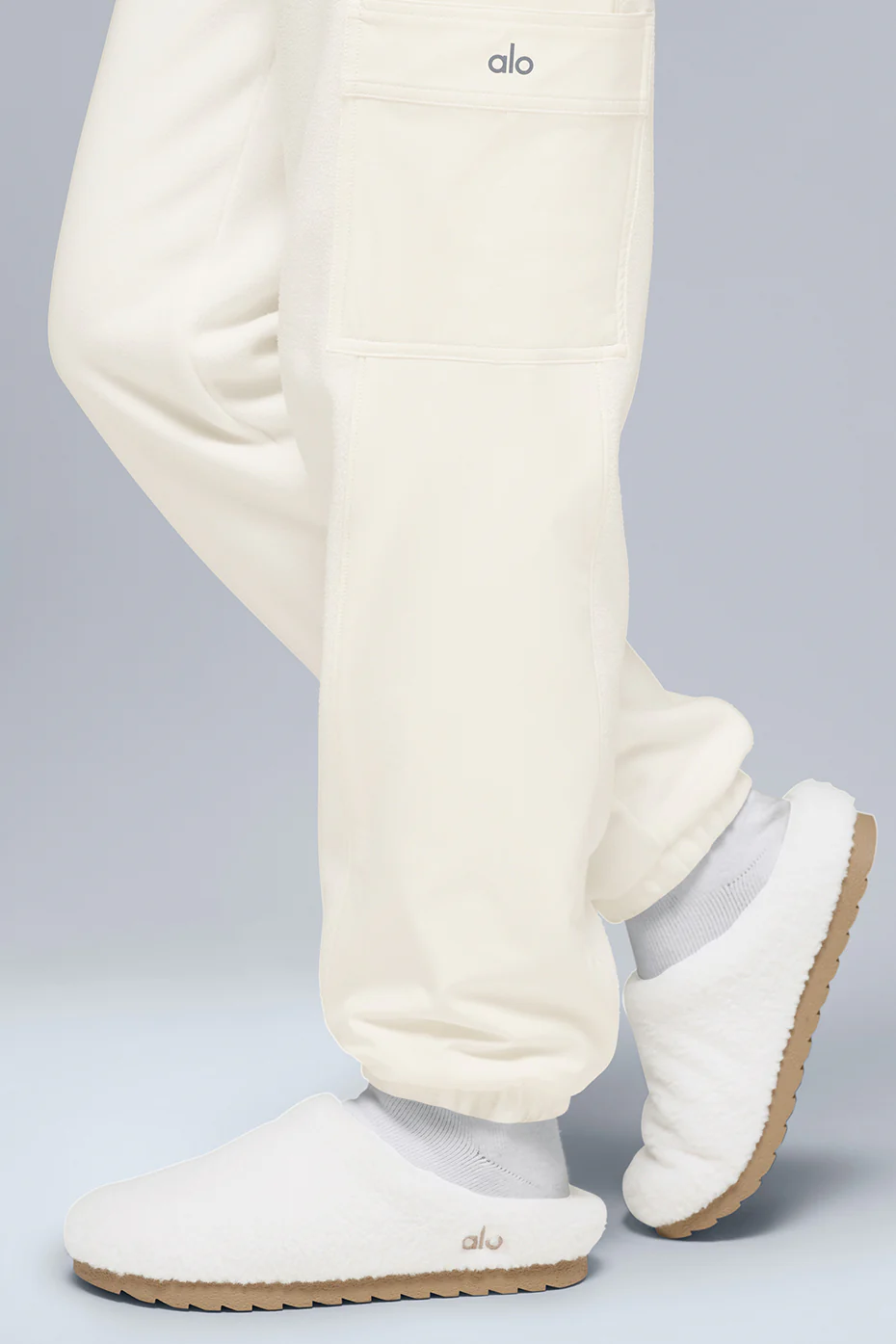 Polar Fleece Wintry Mix Pant - Ivory