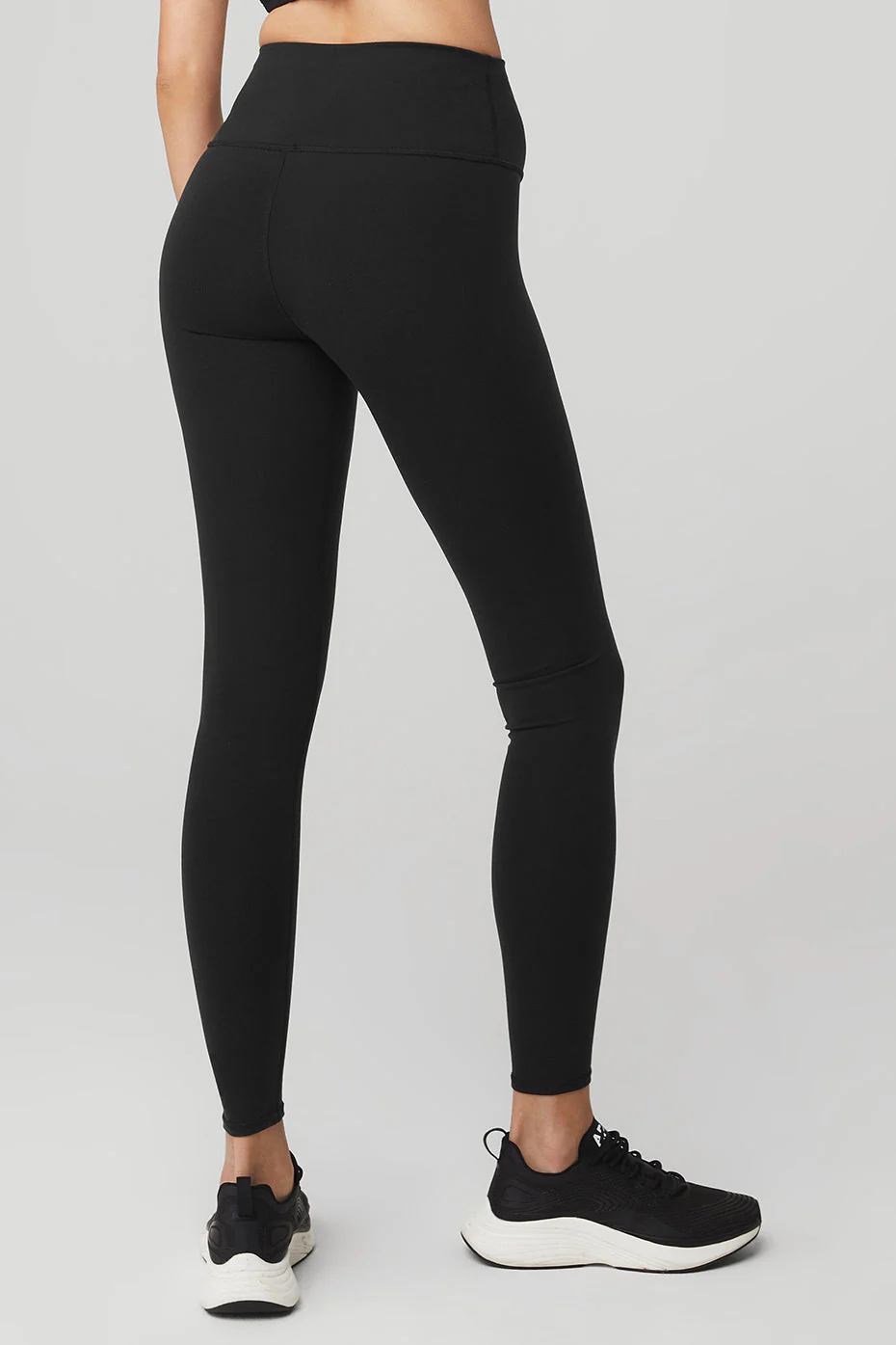 High-Waist Airbrush Legging - Black