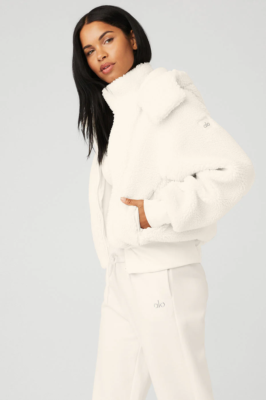 Foxy Sherpa Jacket - Ivory