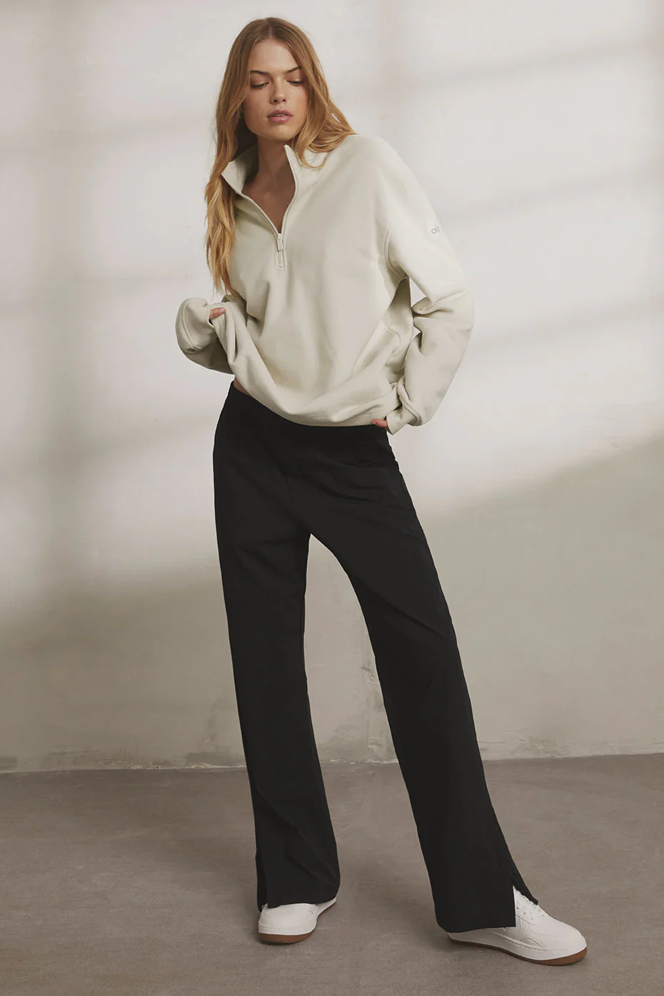 Renown Heavy Weight 1/4 Zip - Bone