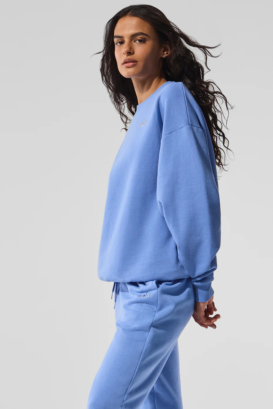 Accolade Crew Neck Pullover - Crystal Clear Blue