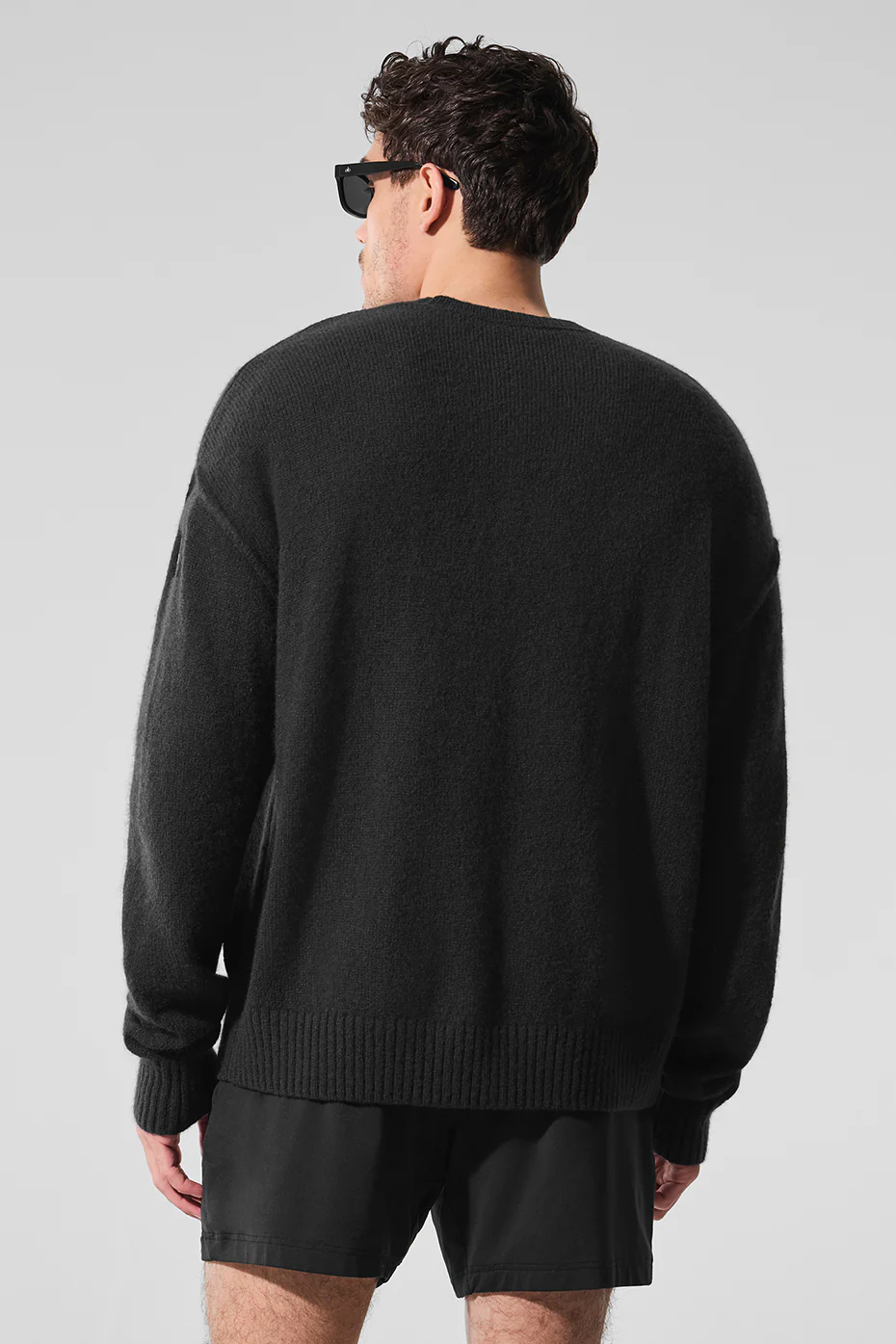 Unisex Wool?Cashmere New Class Crewneck Sweater - Black