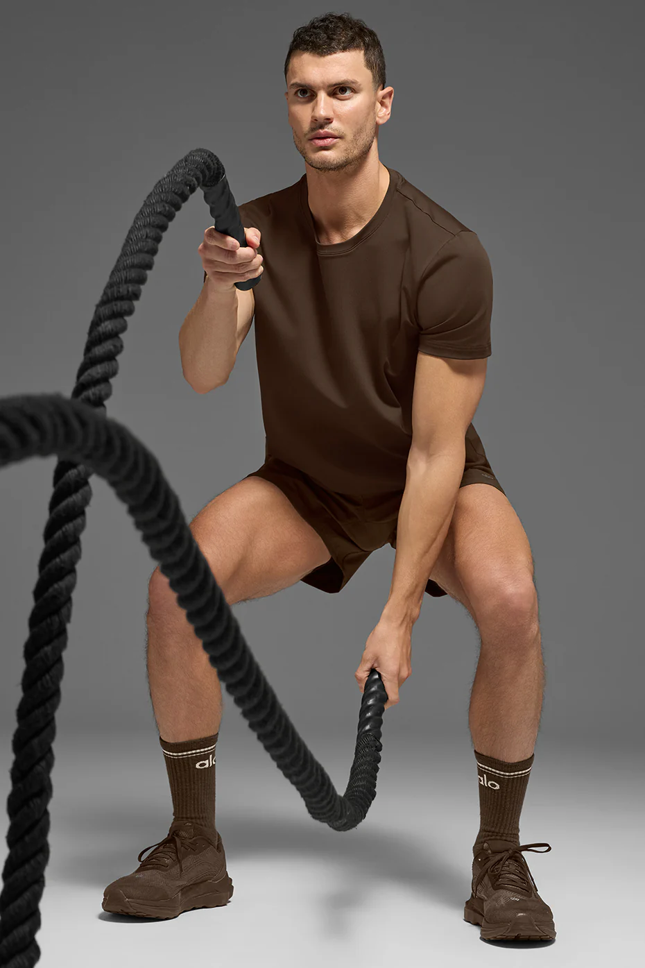 Conquer Reform Crewneck Short Sleeve - Espresso