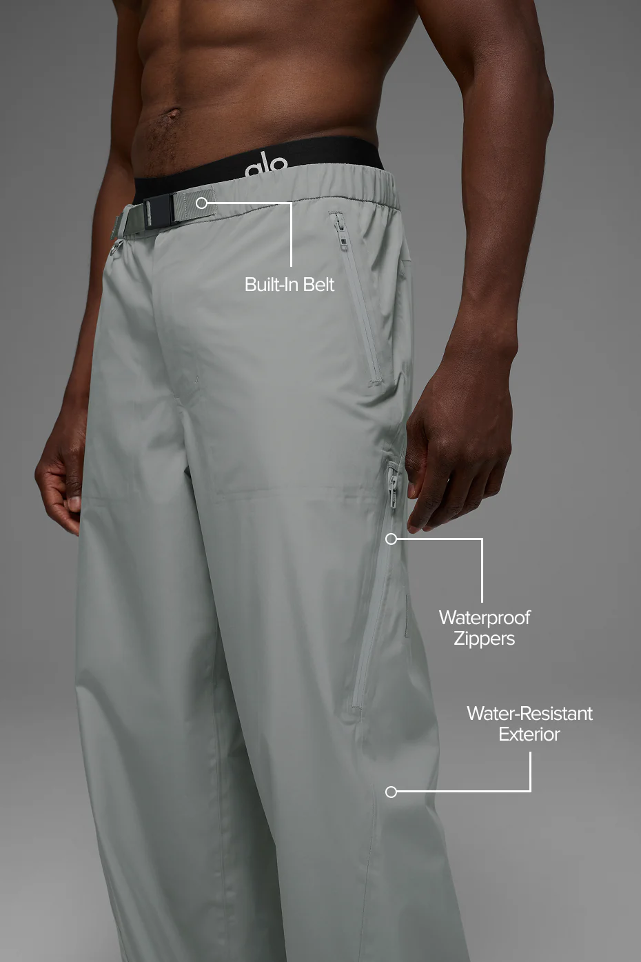 Alpha Shell Pant - Lunar Grey
