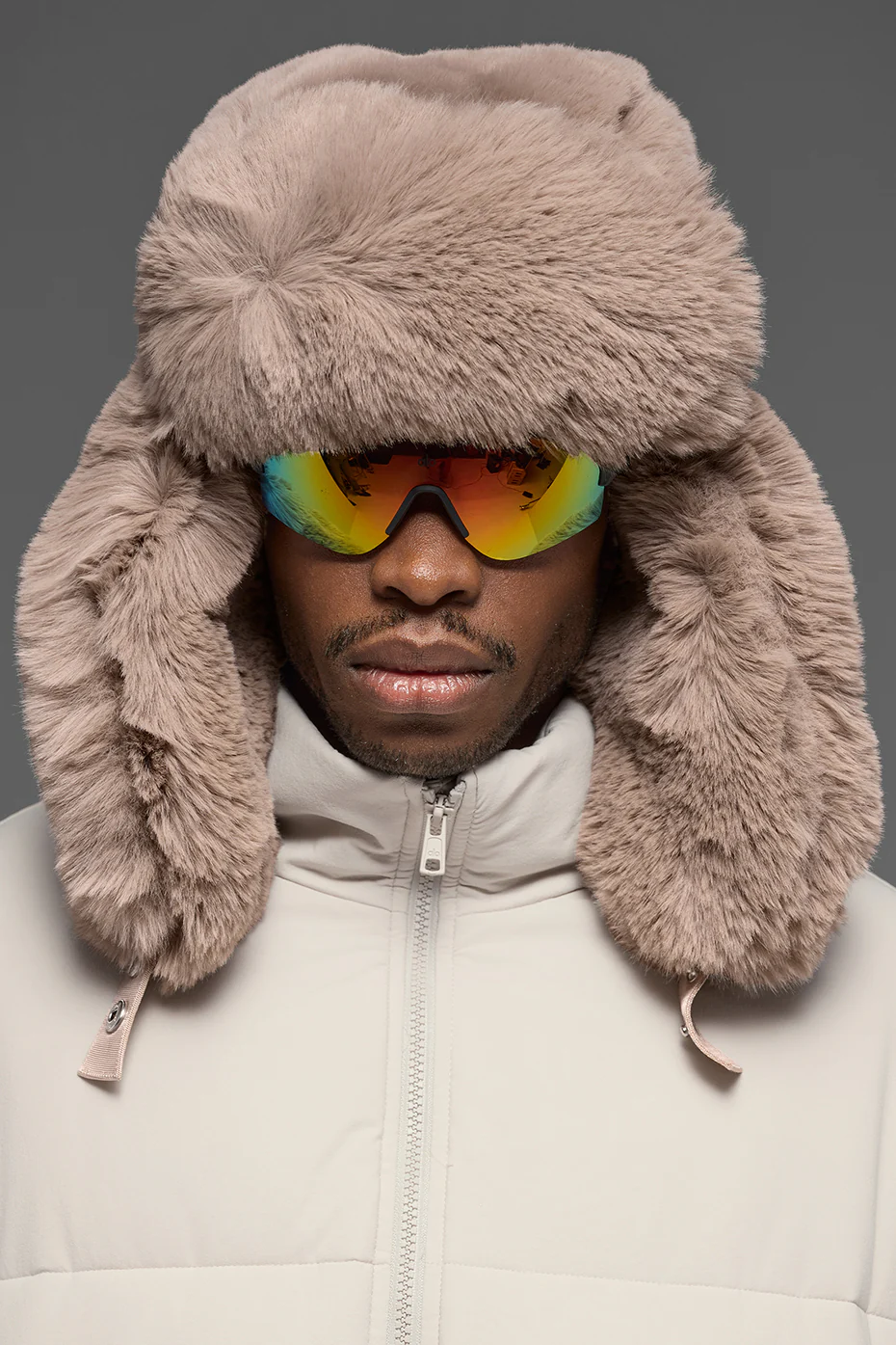 Faux Fur Starstruck Hat - Oat