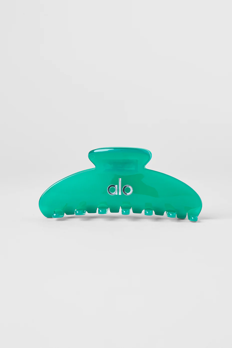 90's Claw Clip - Spruce Green Clear