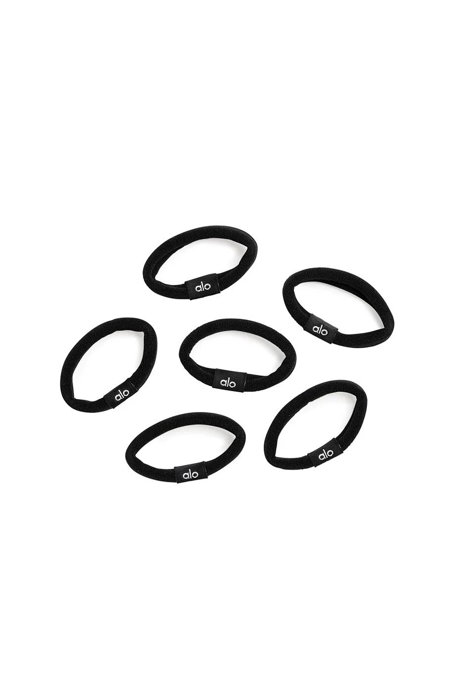 Untangled Hair Tie 6-Pack - Black