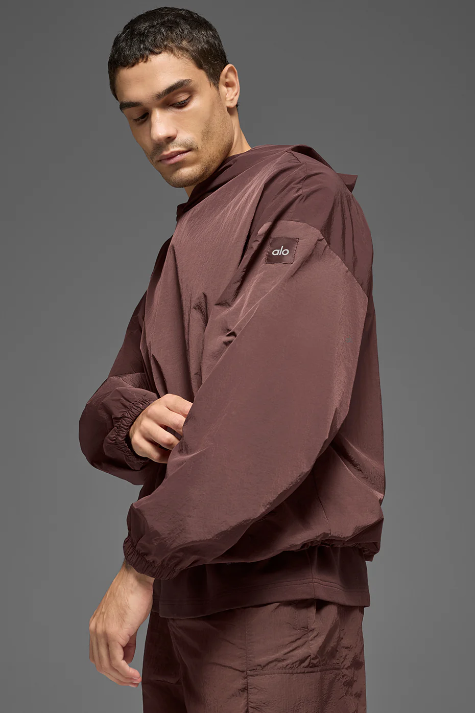 Axis Hooded Pullover - Brownstone