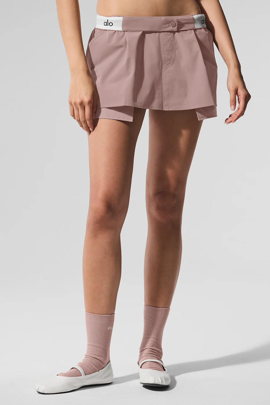 Flip It Mini Skort - Taupe