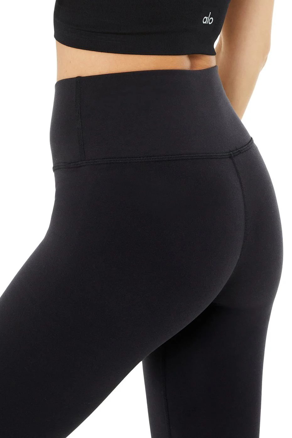 7/8 High-Waist Airbrush Legging - Black