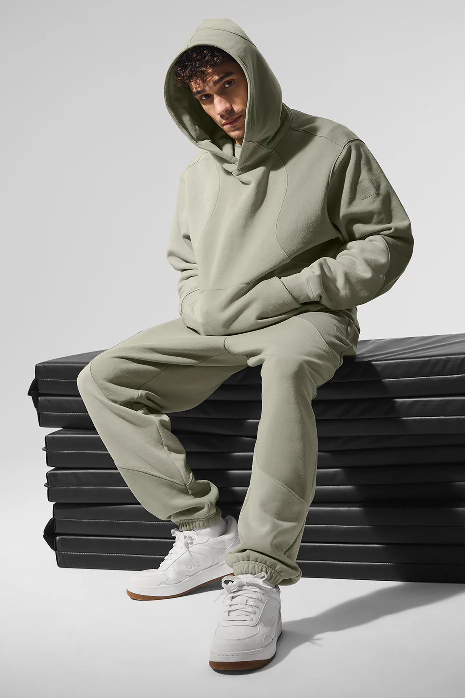 Make Waves Hoodie - Limestone Tonal