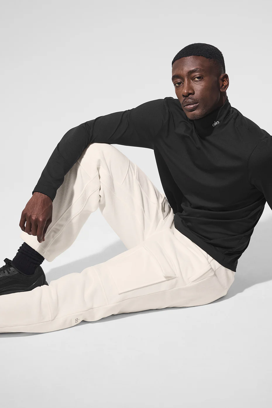 Polar Fleece Ridge Cargo Pants - Ivory