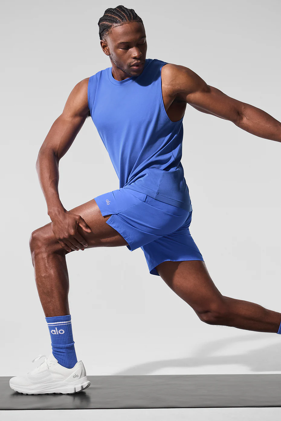 Conquer Muscle Tank - Marathon Blue