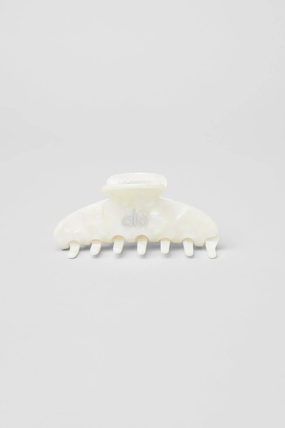 90's Claw Clip - White Pearl