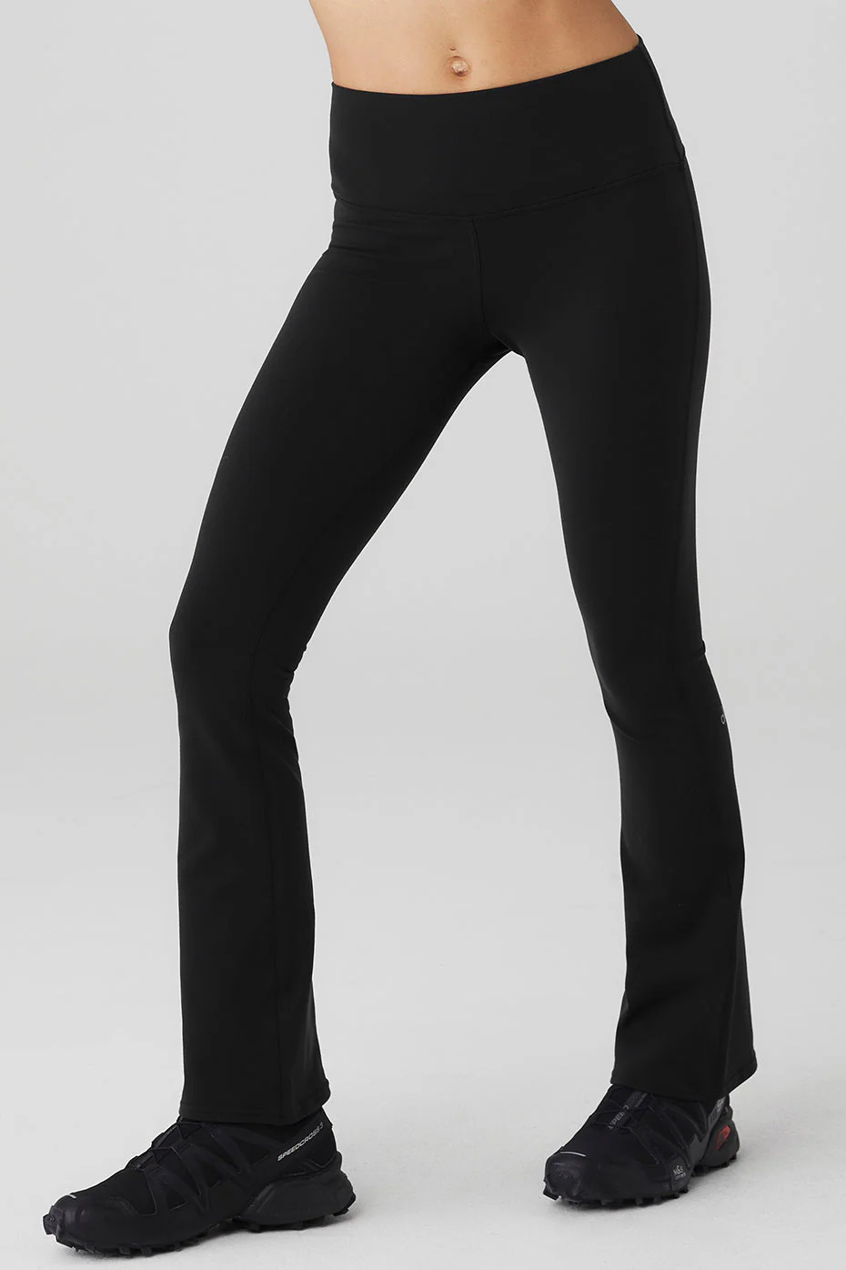 Airbrush High-Waist 7/8 Bootcut Legging - Black