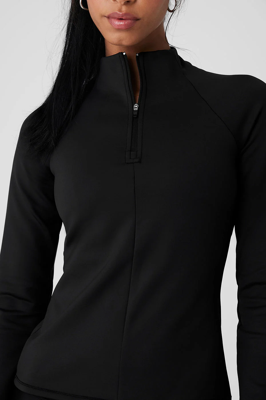 Airlift Winter Warm 1/4 Zip Long Sleeve - Black
