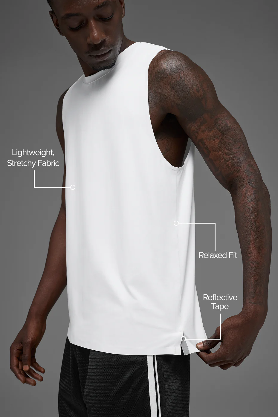 Idol Muscle Tank - White