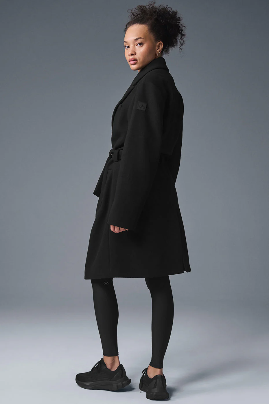 Wool Gameday Overcoat - Black