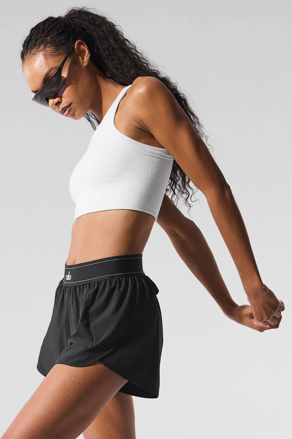 Seamless Delight High Neck Bra - White