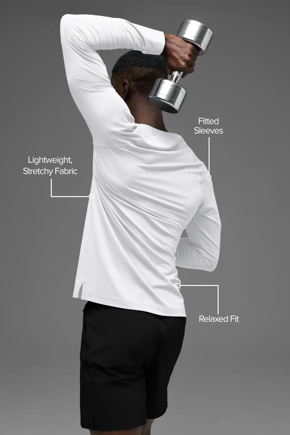 Idol Crewneck Long Sleeve - White