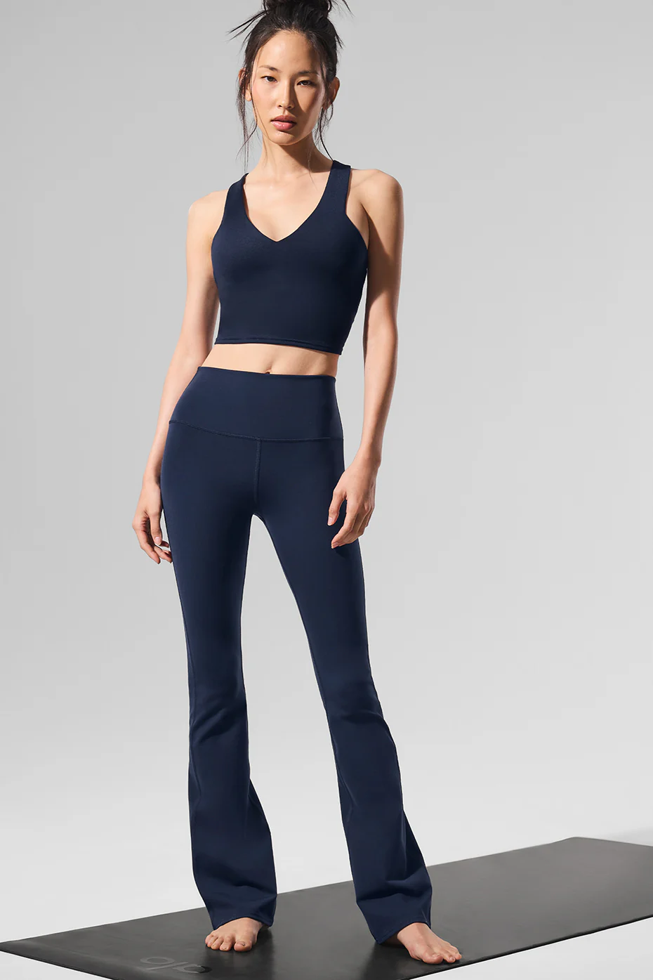 Airbrush High-Waist Bootcut Legging - Navy