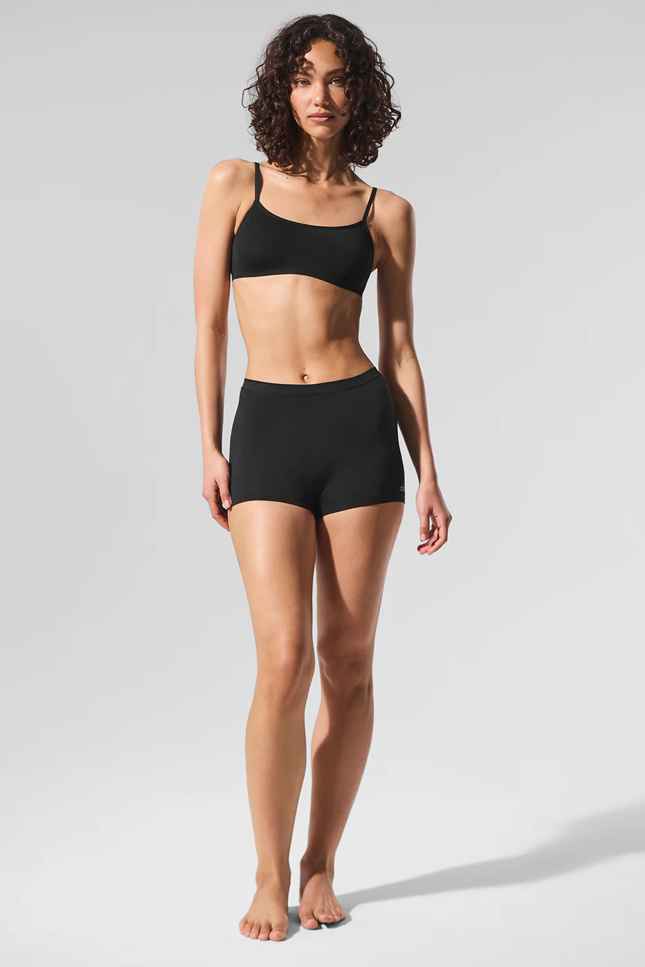 Sheer Glow Boyshort - Black