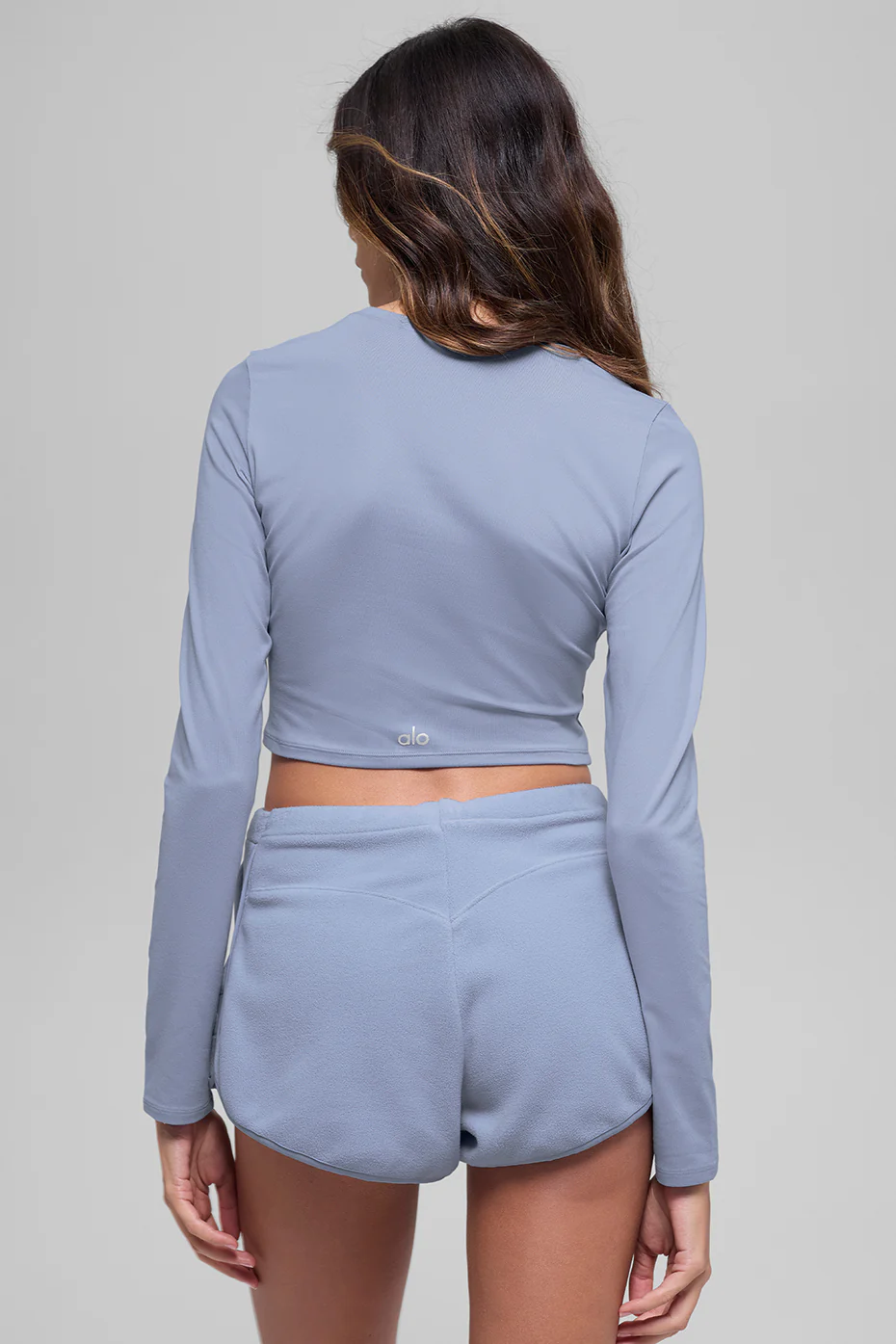 Alosoft Crop Finesse Long Sleeve - Winter Frost
