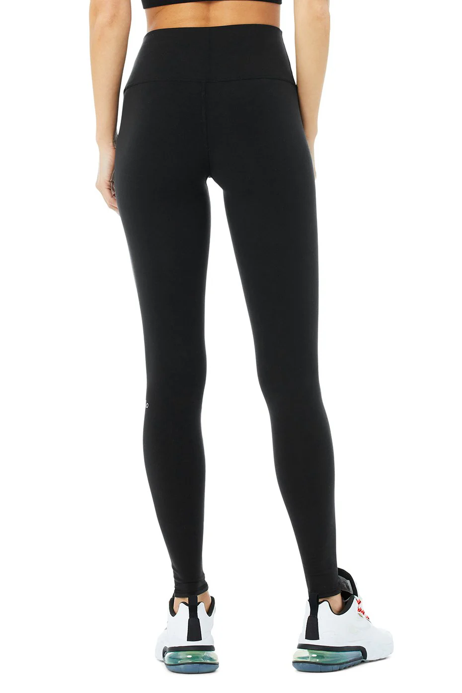 High-Waist Airbrush Legging - Black