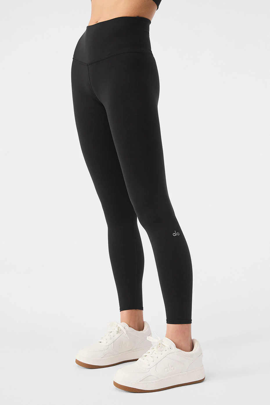 High-Waist Airbrush Legging - Black