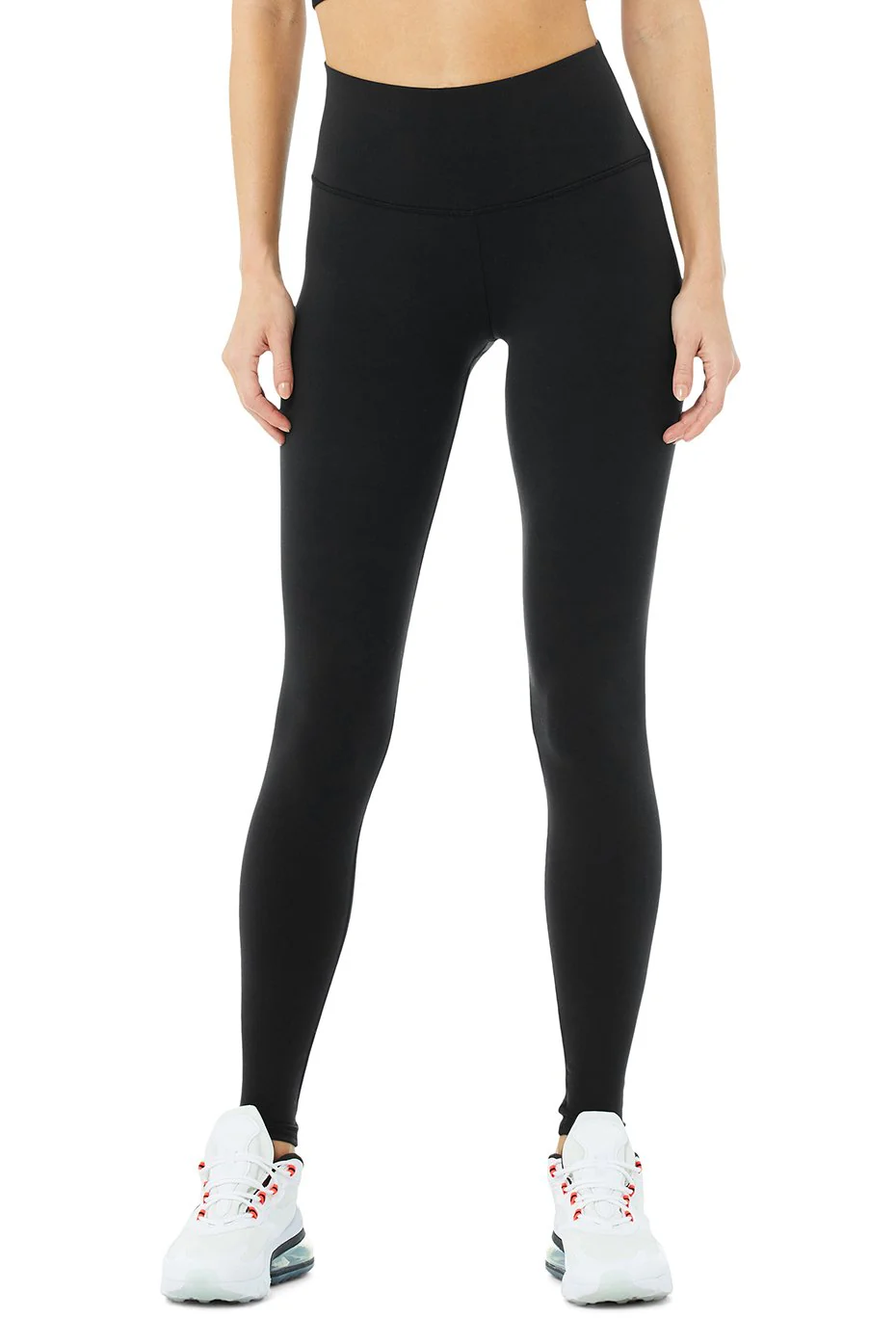 High-Waist Airbrush Legging - Black