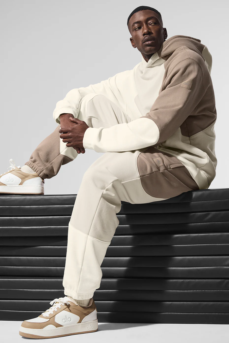 Make Waves Sweatpant - Ivory/Bone/Gravel