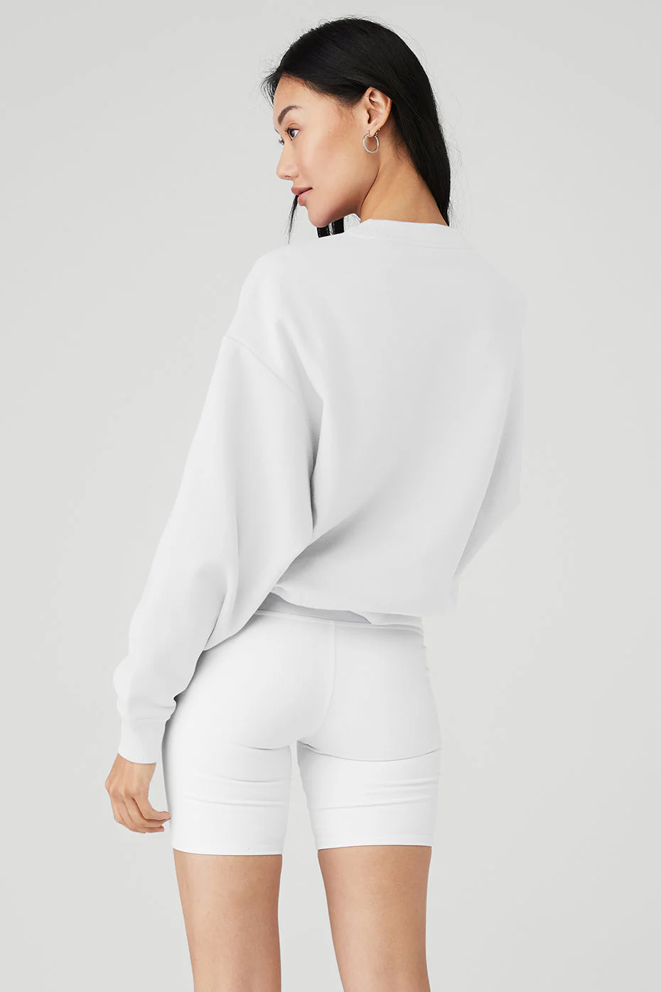 Accolade Crew Neck Pullover - White