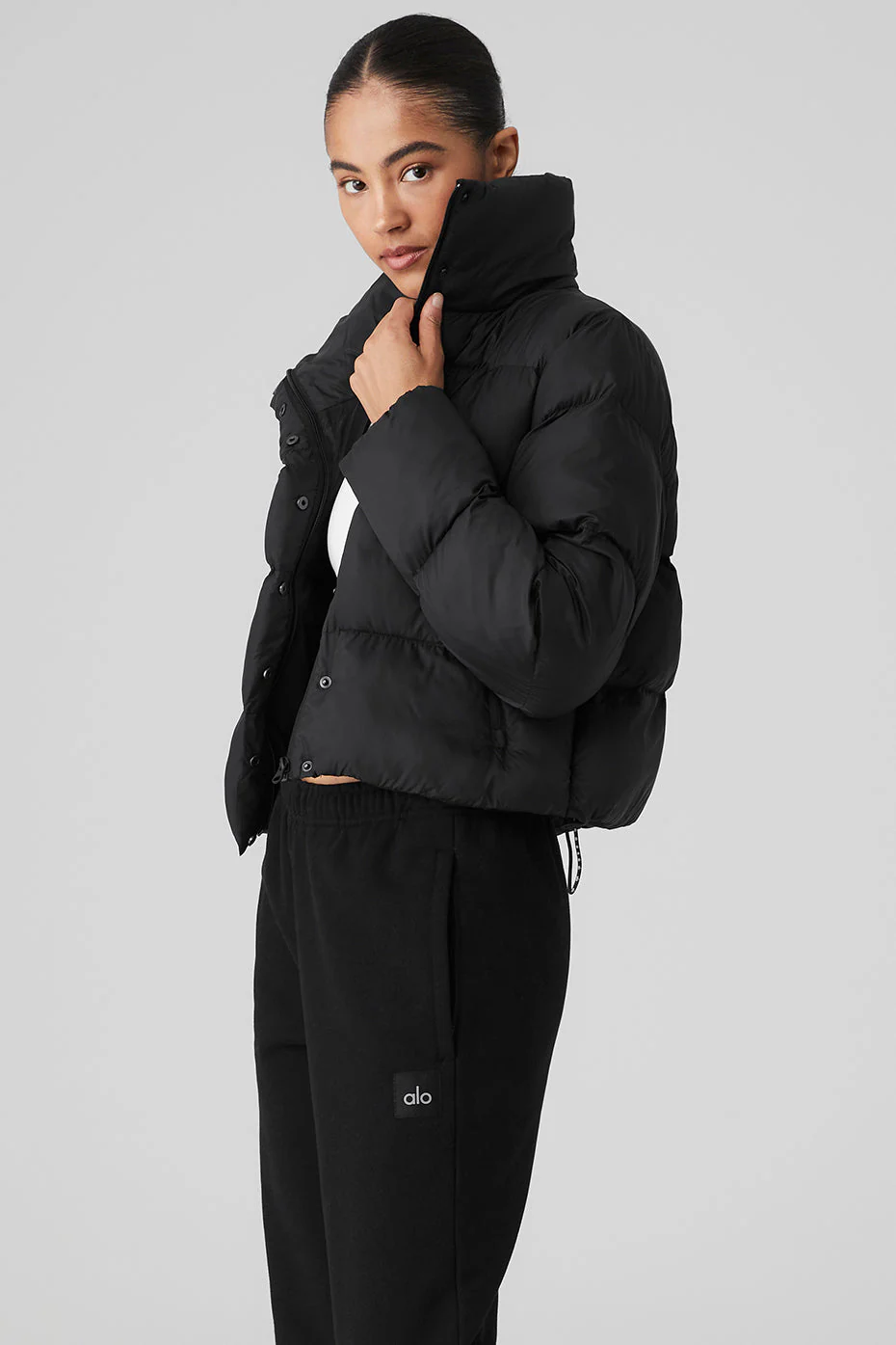 Gold Rush Puffer - Black