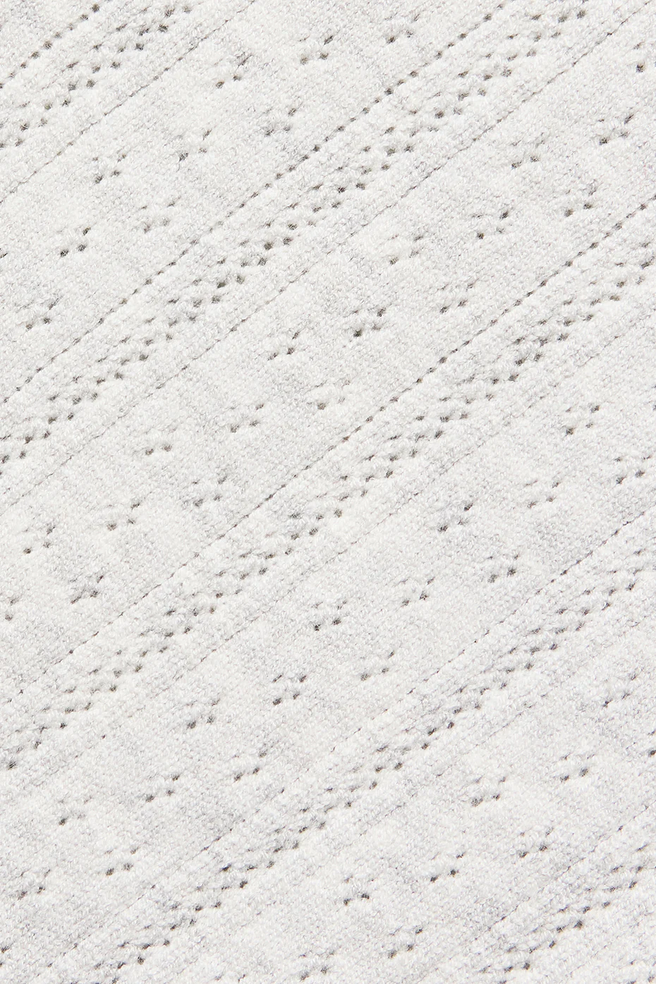 Pointelle Sweater Be Mine Cardigan - Light Grey Heather