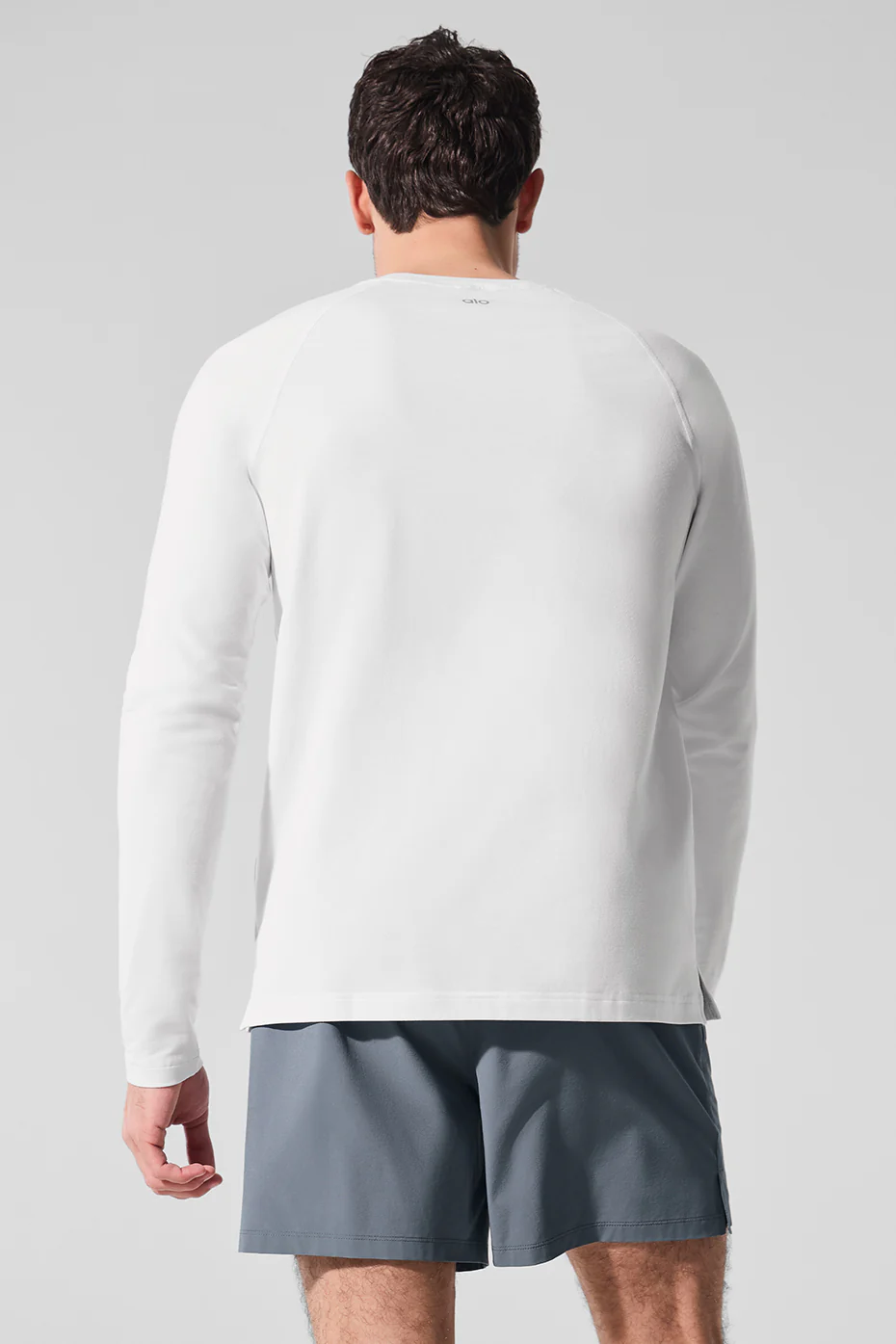 ALO Vapor Crewneck Long Sleeve - White