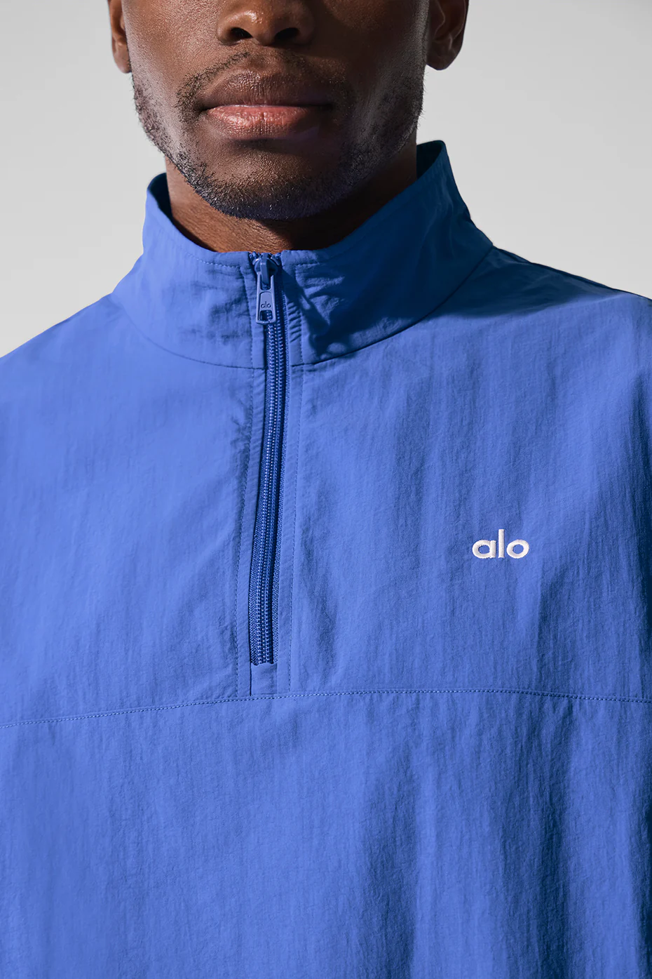 Light Weight Takeaway Track Pullover - Marathon Blue