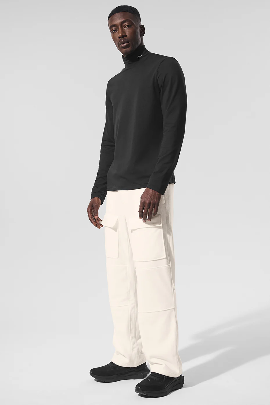 Conquer Reform Mock Neck Long Sleeve - Black