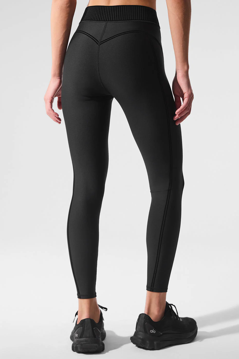 Airlift High-Waist 7/8 Line Up Legging - Black
