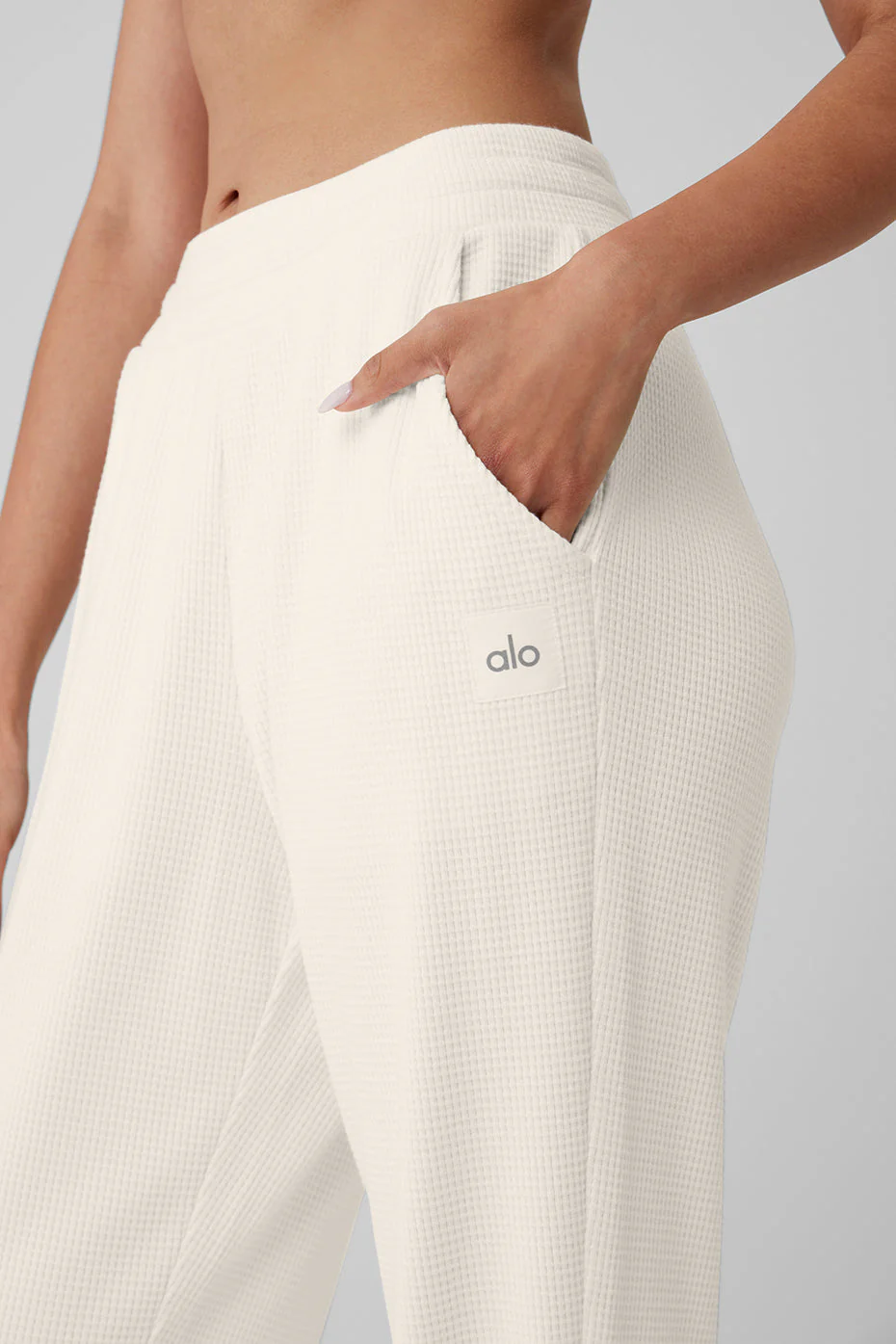 Waffle Weekend Escape Jogger - Ivory