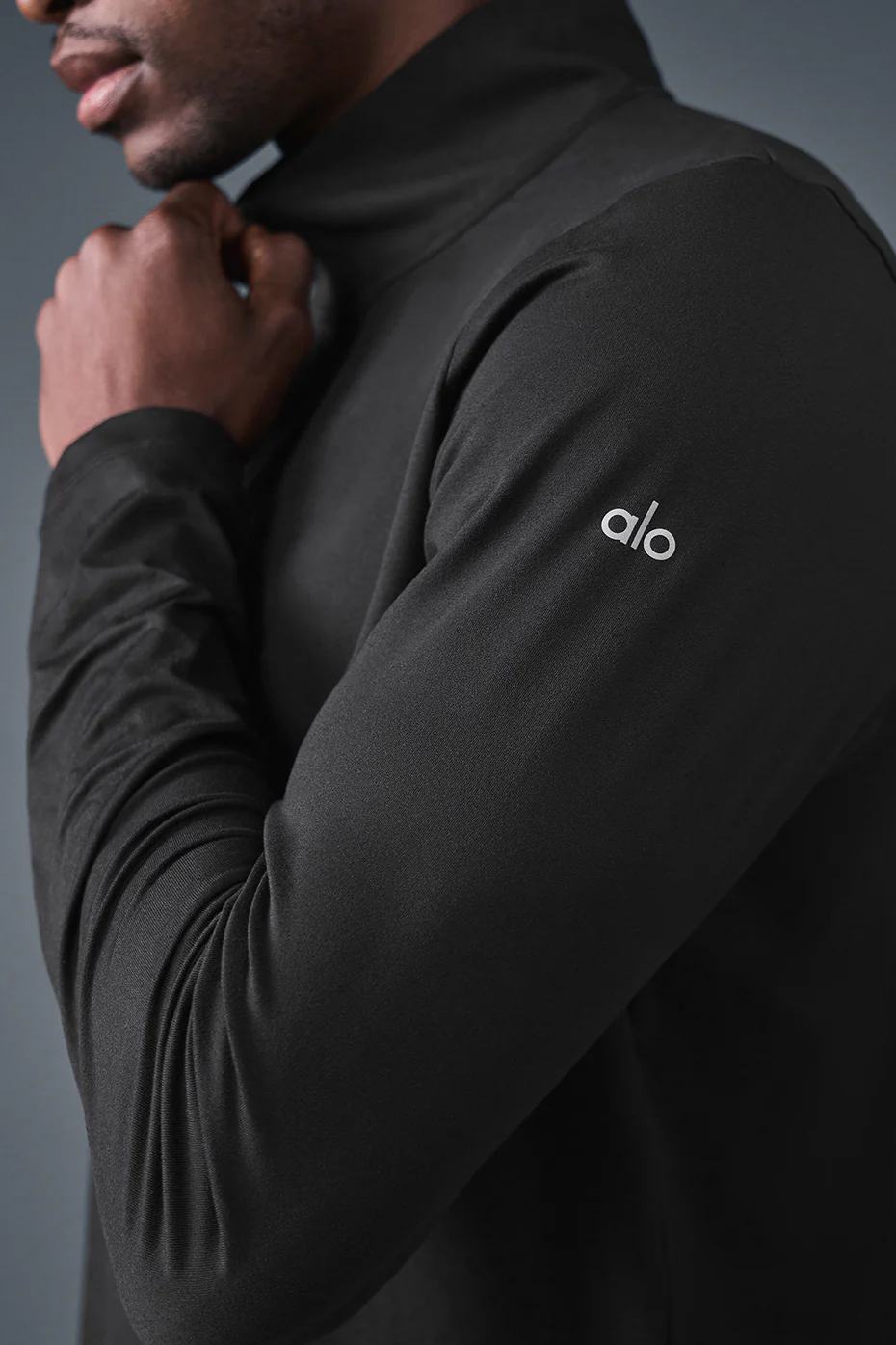 Conquer 1/4 Zip Reform Long Sleeve - Black