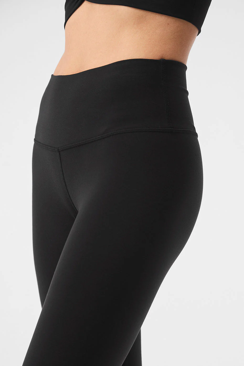 High-Waist Airbrush Legging - Black