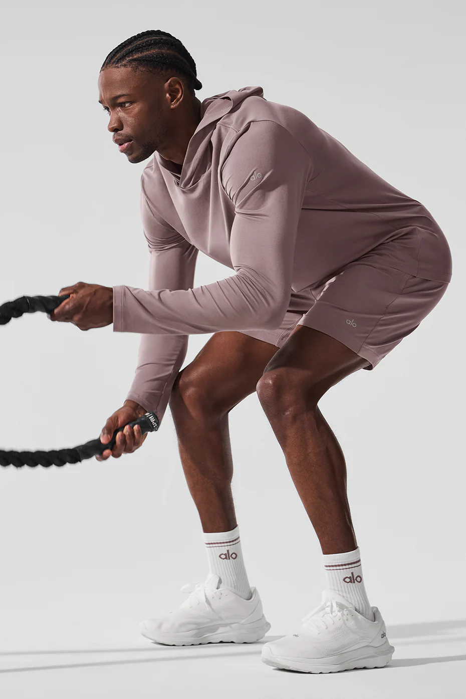 Conquer Reform Long Sleeve With Hood - Mushroom