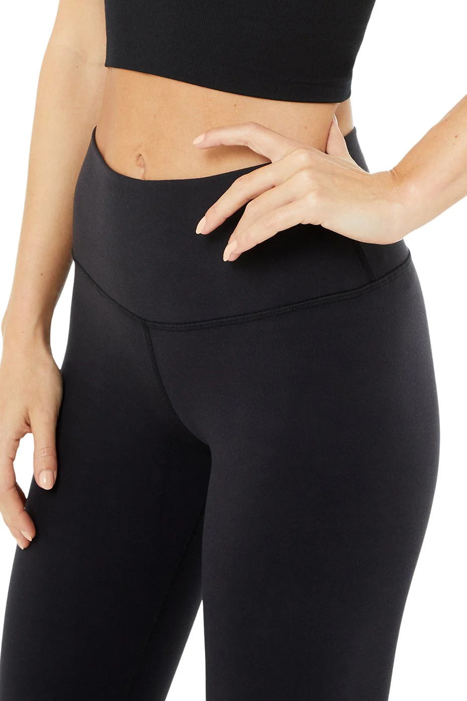 7/8 High-Waist Airbrush Legging - Black