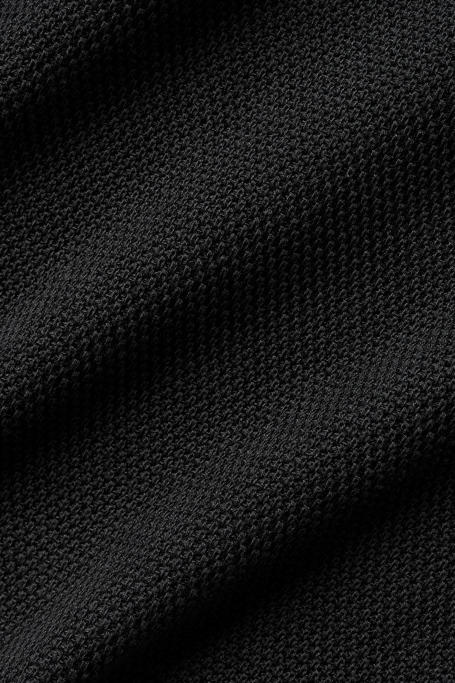 Sports Club Sweater Knit Hoodie - Black