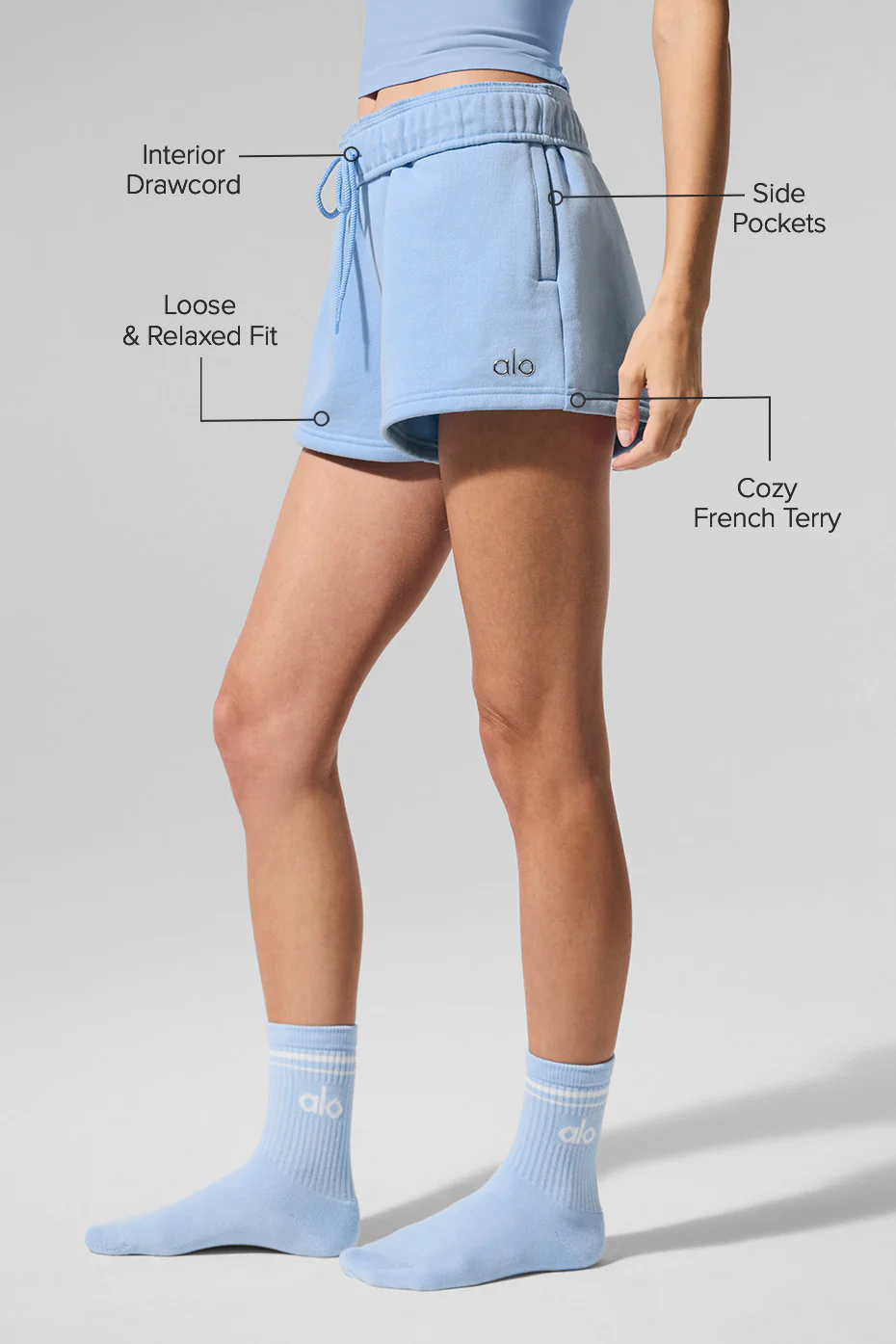 Accolade Short - Seashell Blue