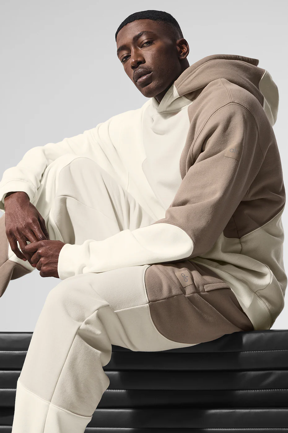 Make Waves Hoodie - Ivory/Bone/Gravel