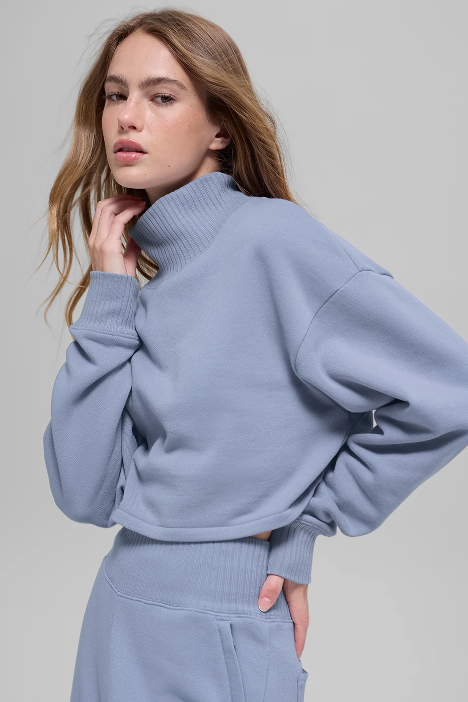 Cropped Serenity Coverup - Winter Frost