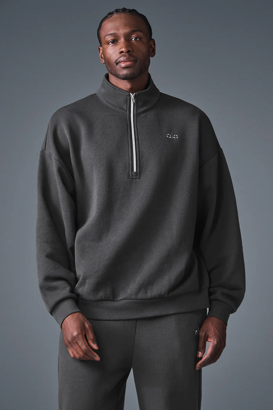 Accolade 1/4 Zip Pullover - Anthracite