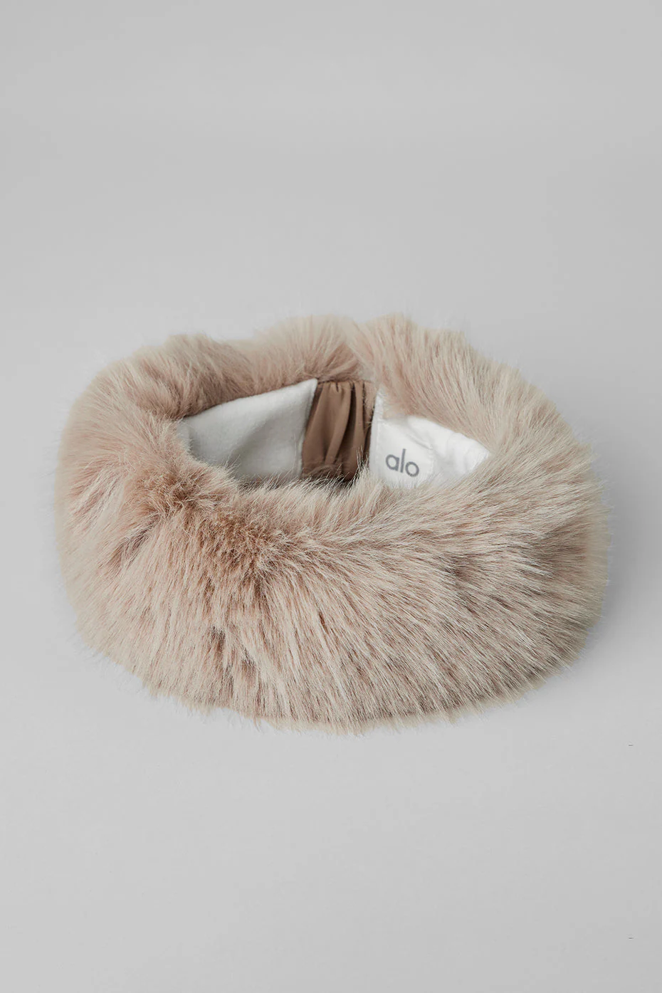 Faux Fur Wintersun Headband - Oat